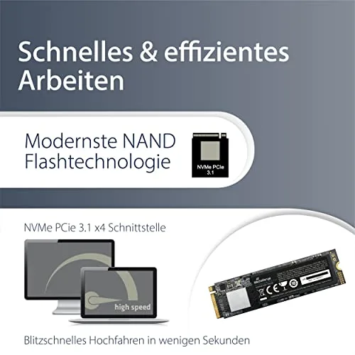 SSD MediaRange MR1033 1TB NVMe - vue 3