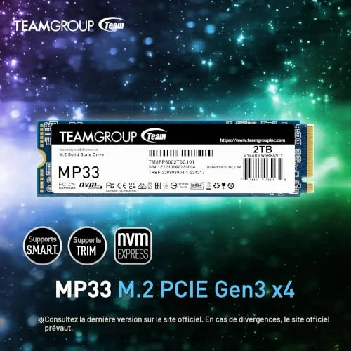 Team Group MP33 256 Go SSD M.2 - vue 3