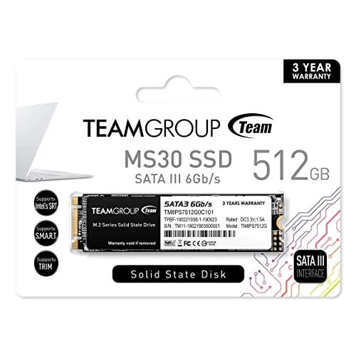 Team Group MS30 512 Go M.2 SATA - vue 5
