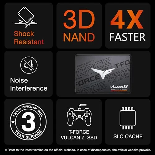 Team Group T-Force Vulcan Z SSD 1 To SATA 3 - vue 7
