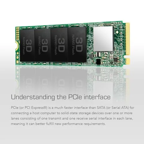 Transcend 110S 128 Go SSD M.2 NVMe - vue 4
