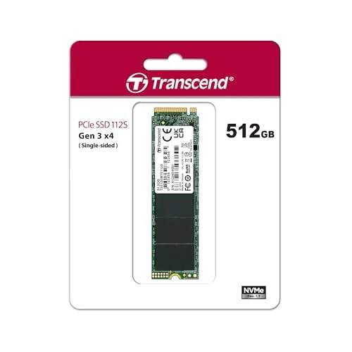 Transcend 112S 512 Go SSD M.2 NVMe - vue 2