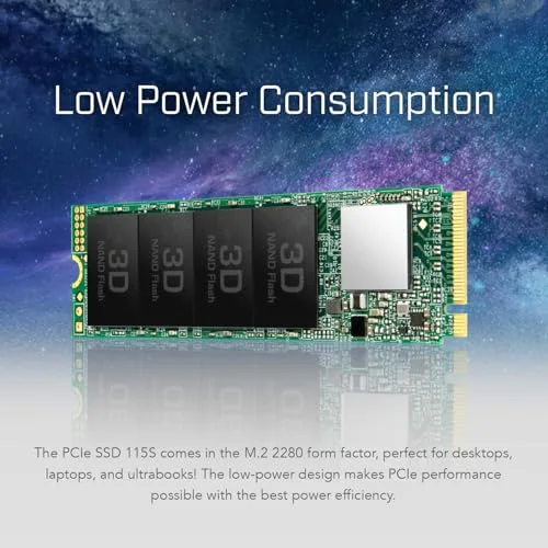 Transcend 115S 500 Go SSD M.2 NVMe - vue 4
