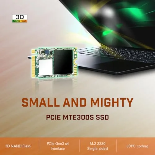 Transcend 300S SSD 256 Go M.2 2230 - vue 3