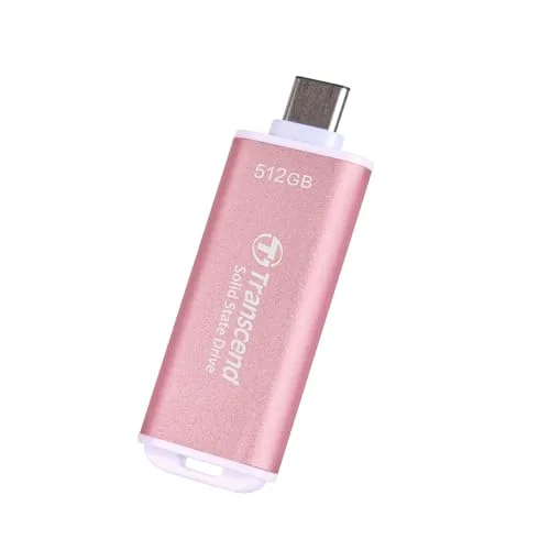 Transcend ESD300 512 Go Rose - vue 3