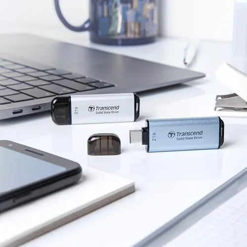 Transcend ESD300C 512 Go Bleu Ciel - vue 6