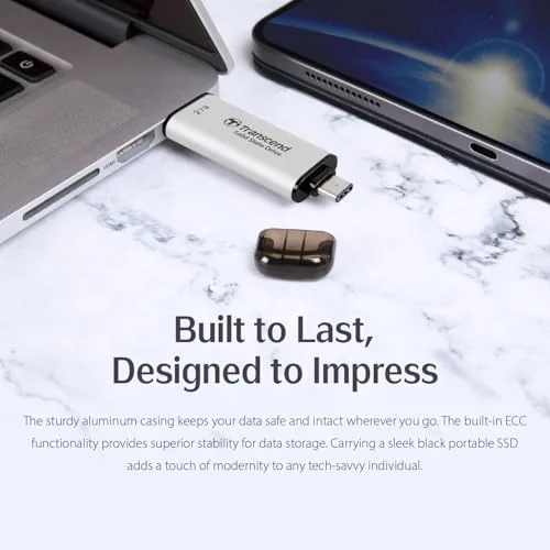Transcend ESD310 512 Go Argent - vue 5
