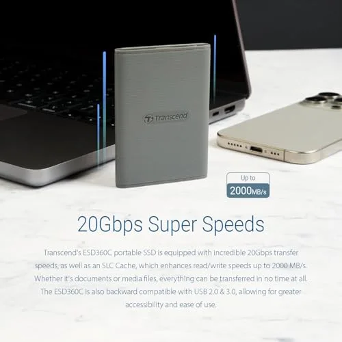 Transcend ESD360C 1 To - vue 3