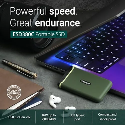 Transcend ESD380C 2TB SSD - vue 4