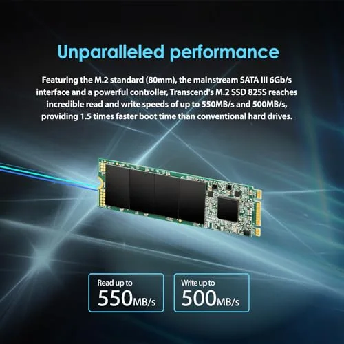 Transcend M.2 SSD 825S 2TB - vue 4