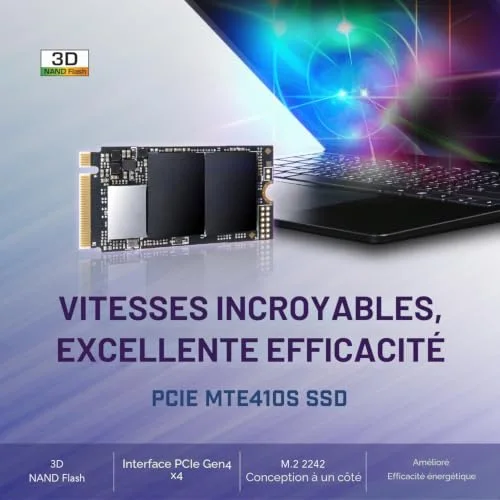 Transcend MTE410S 512 Go - vue 3
