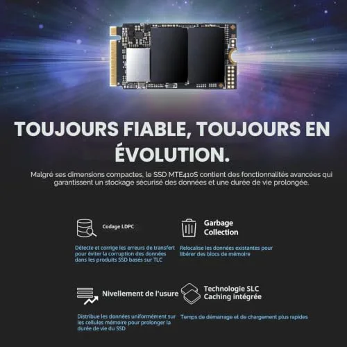 Transcend MTE410S 512 Go - vue 6