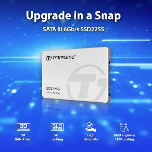 Transcend SSD225S 500 Go - vue 3