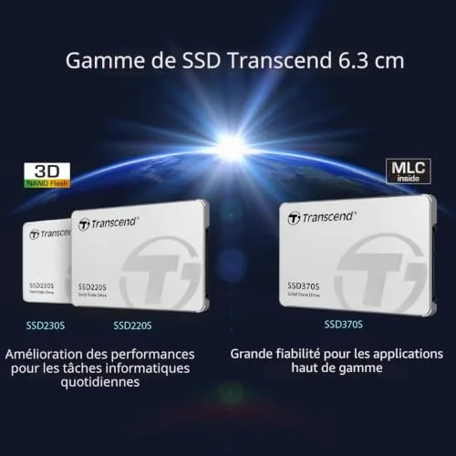 Transcend SSD370S 128 Go - vue 9