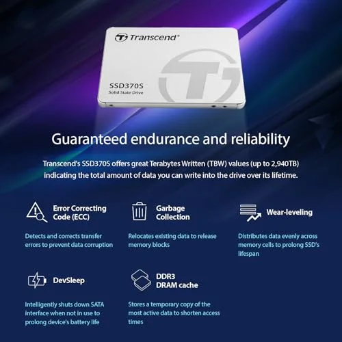 Transcend TS256GSSD370S SSD 256 Go - vue 6