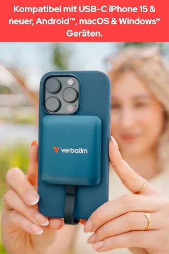 Verbatim SnapBack SSD 2 To bleu - vue 7