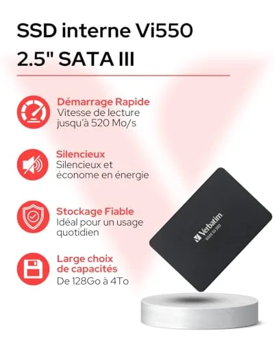 Verbatim Vi550 SSD 256 Go - vue 2