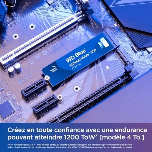 WD Blue SN5000 500 Go - vue 5