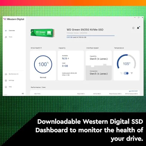 WD Green SN350 2 To NVMe - vue 7