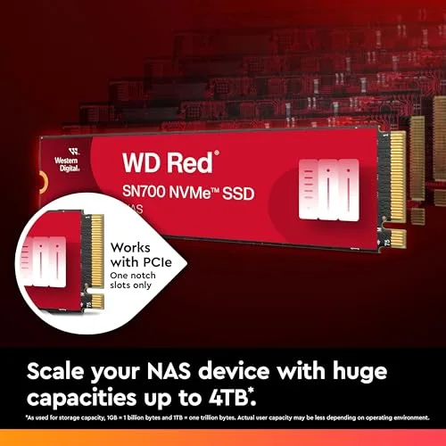 WD Red SN700 1TB NVMe - vue 6