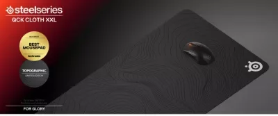 SteelSeries QcK XXL Topographic EU 900x400x2mm - vue 1