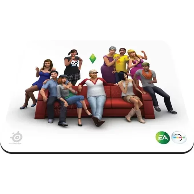 SteelSeries QcK The Sims 4 M Blanc