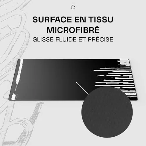 Tryhard Tapis de Souris XXL Noir, vue 2