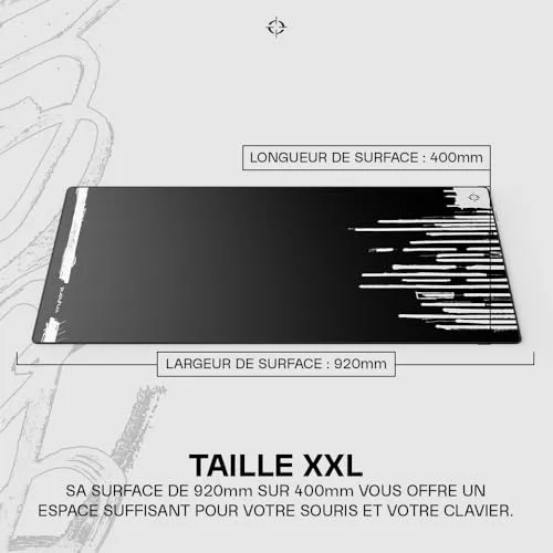 Tryhard Tapis de Souris XXL Noir, vue 5