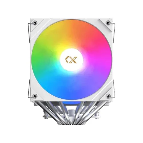 Ventirad CPU - XIGMATEK AK6 Dual Digital Arctic - AMD AM5/AM4 - Ventilateur 2x 120 mm ARGB - Blanc - vue 3