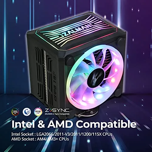 Ventirad CPU - ZALMAN - CNPS10X Optima II - Blanc (CNPS10XOPIIRGB-WH) - vue 2
