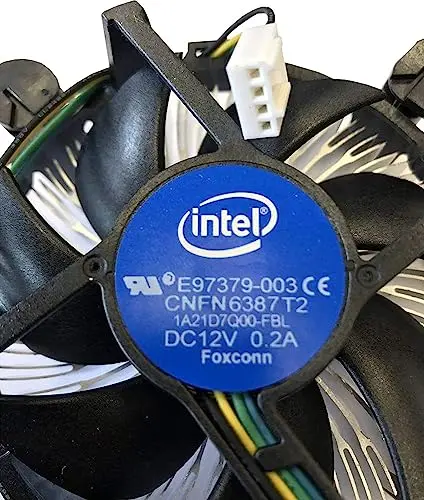 Ventirad processeur - INTEL - E97379-003 - Top Flow - Socket LGA1150/1151/1155/1156 - 4‑Pin - vue 3