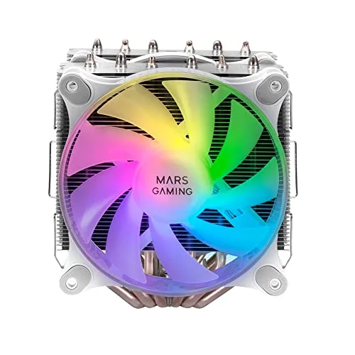 Mars Gaming MCPU-XT Blanc ARGB 2 ventilateurs