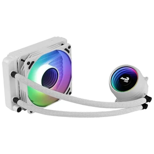AEROCOOL Mirage L120 ARGB Blanc- Kit de refroidissement watercooling CPU 120mm - vue 2