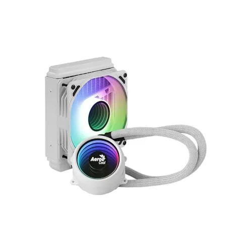 AEROCOOL Mirage L120 ARGB Blanc- Kit de refroidissement watercooling CPU 120mm - vue 3