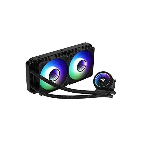 AEROCOOL Mirage L240 ARGB Noir - Kit de refroidissement watercooling CPU 240mm - Kit LGA1700 inclus - vue 2
