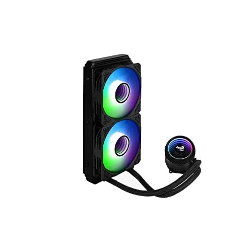AEROCOOL Mirage L240 ARGB Noir - Kit de refroidissement watercooling CPU 240mm - Kit LGA1700 inclus - vue 3