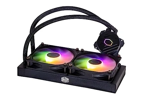 COOLER MASTER - MasterLiquid 240L Core ARGB - Watercooling - 240mm (MLW-D24M-A18PZ-R1) - vue 3