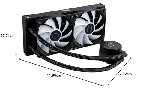 COOLER MASTER - MasterLiquid 240L Core ARGB - Watercooling - 240mm (MLW-D24M-A18PZ-R1) - vue 9