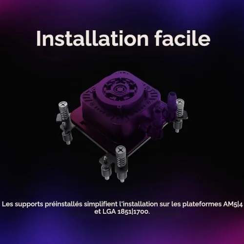 Cooler Master MasterLiquid ML360 Illusion ARGB Refroidisseur liquide pour processeur AIO en boucle ferméedôme - vue 5