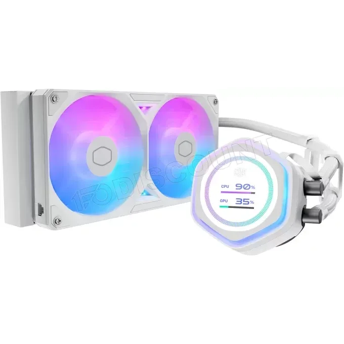 Cooler Master MasterLiquid Atmos II LCD 240mm Blanc