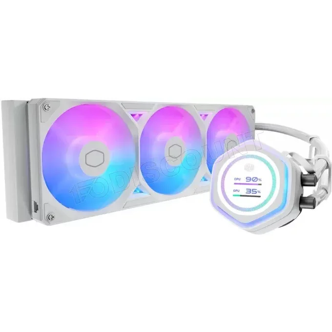 Cooler Master MasterLiquid Atmos II LCD 360 mm Blanc
