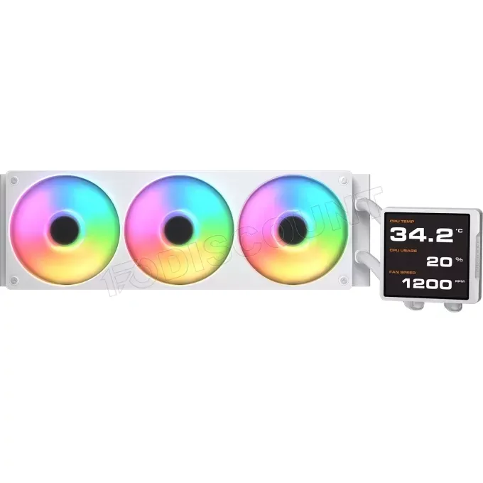 Cougar Poseidon Vistek Pro ARGB 360MM Blanc