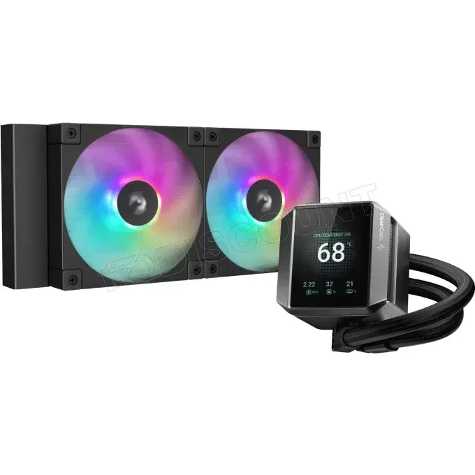 DeepCool MYSTIQUE 240 ARGB LCD 240 mm Noir