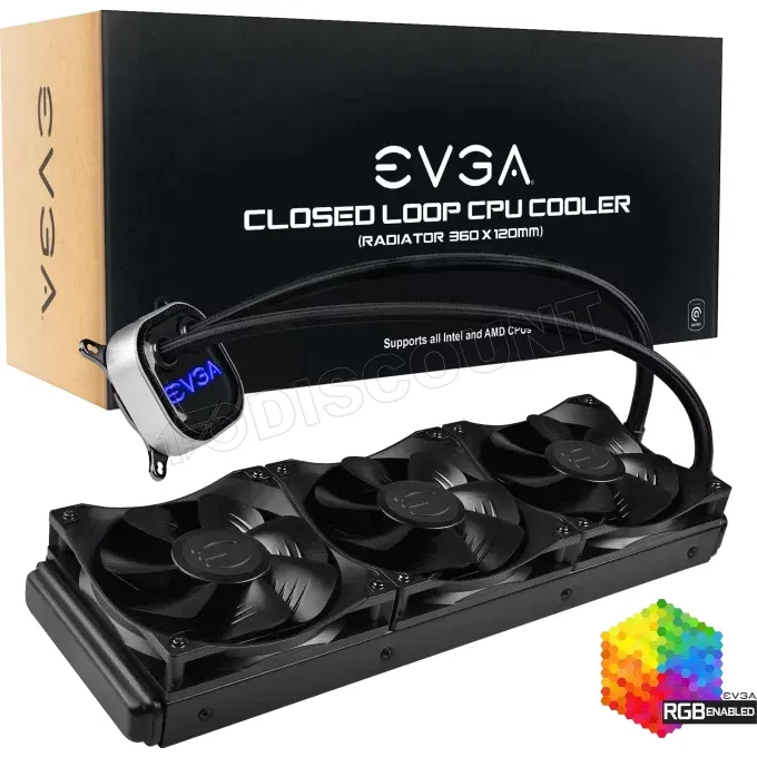 EVGA CLC 360mm RGB Watercooling AIO 360 mm