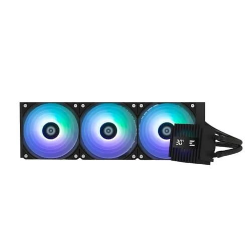 Kit Watercooling AIO - ZALMAN - Alpha2 RGB - 360mm - Noir - Performances exceptionnelles - vue 2