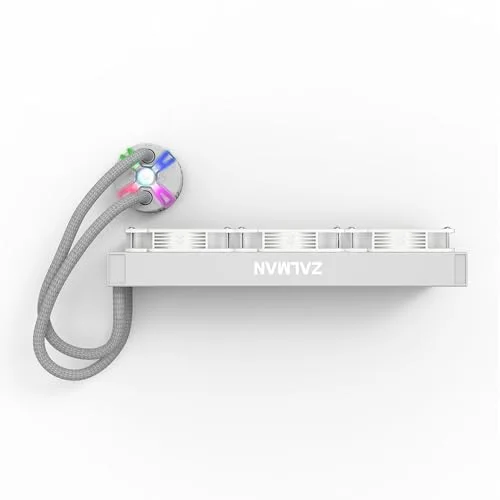 Kit Watercooling AIO - ZALMAN - Reserator5 Z RGB - 360mm - Blanc - Refroidissement liquide - vue 3