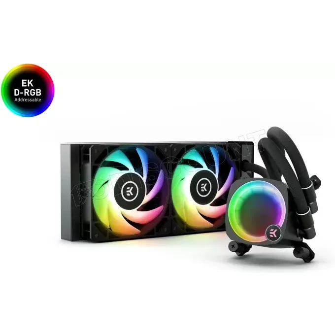 EK Water Blocks EK-Nucleus AIO CR240 Lux D-RGB Noir