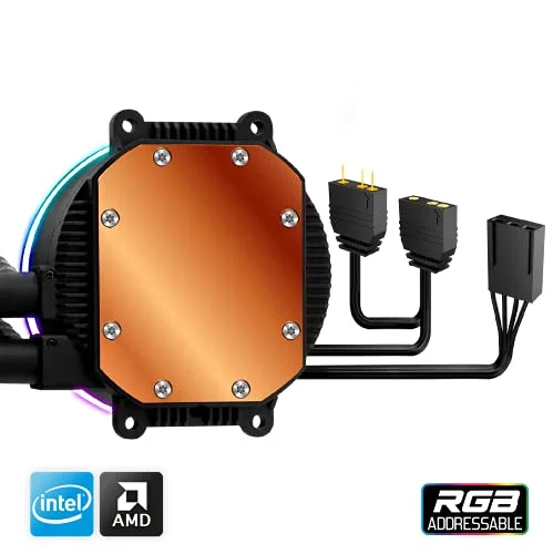 Kit Watercooling - Spirit Of Gamer - LIQUID FORCE 120 ARGB - Silencieux - Compatible AMD/Intel - 120 mm - vue 4