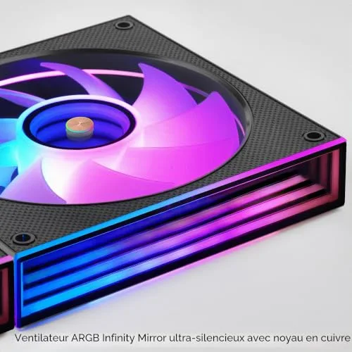 Mars Gaming ML-LCDPRO240 Refroidissement Liquide AIO 500W TDP Pompe 4e Gén 2× Ventilateurs Noir - vue 3