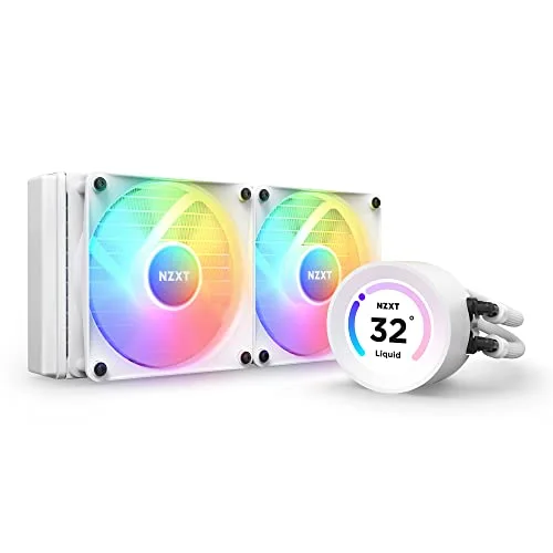 NZXT Kraken Elite 240 RGB Blanc 240 mm LCD